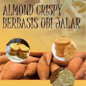 Almond Crispy Berbasis Ubi Jalar
